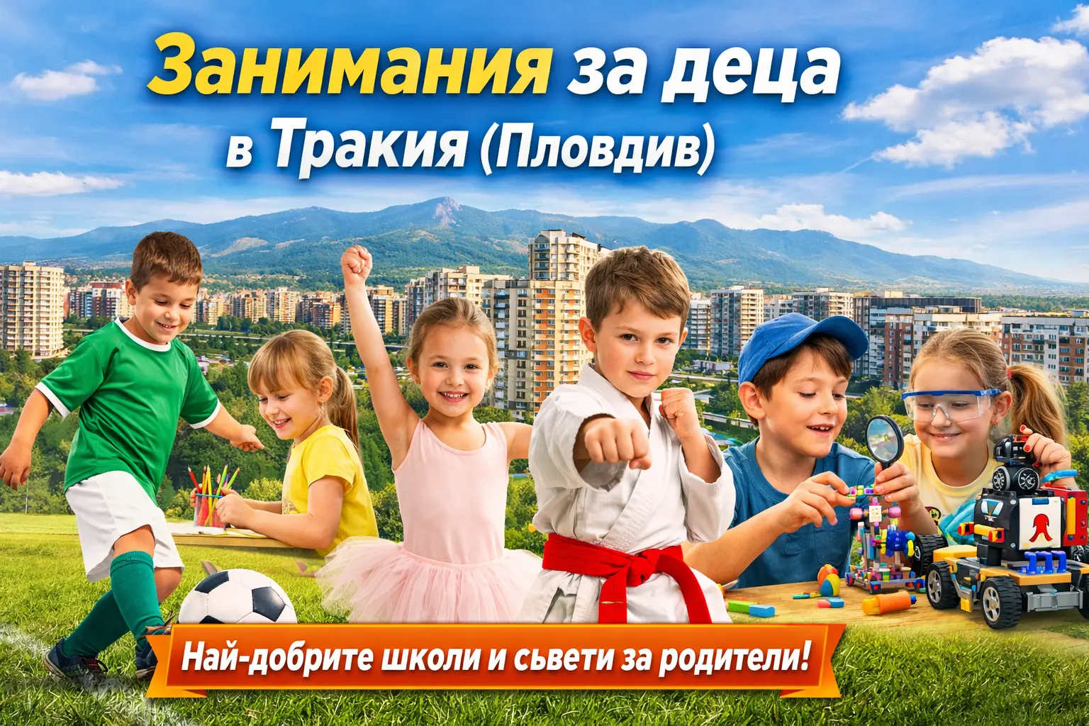 Read more about the article Занимания за деца в Тракия Пловдив – пълен списък и съвети за родители