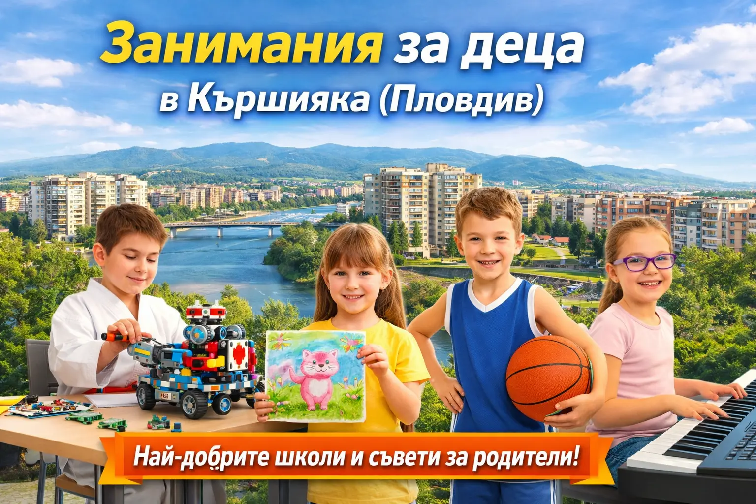 Read more about the article Занимания за деца в Кършияка (Пловдив) – пълен списък и съвети за родители